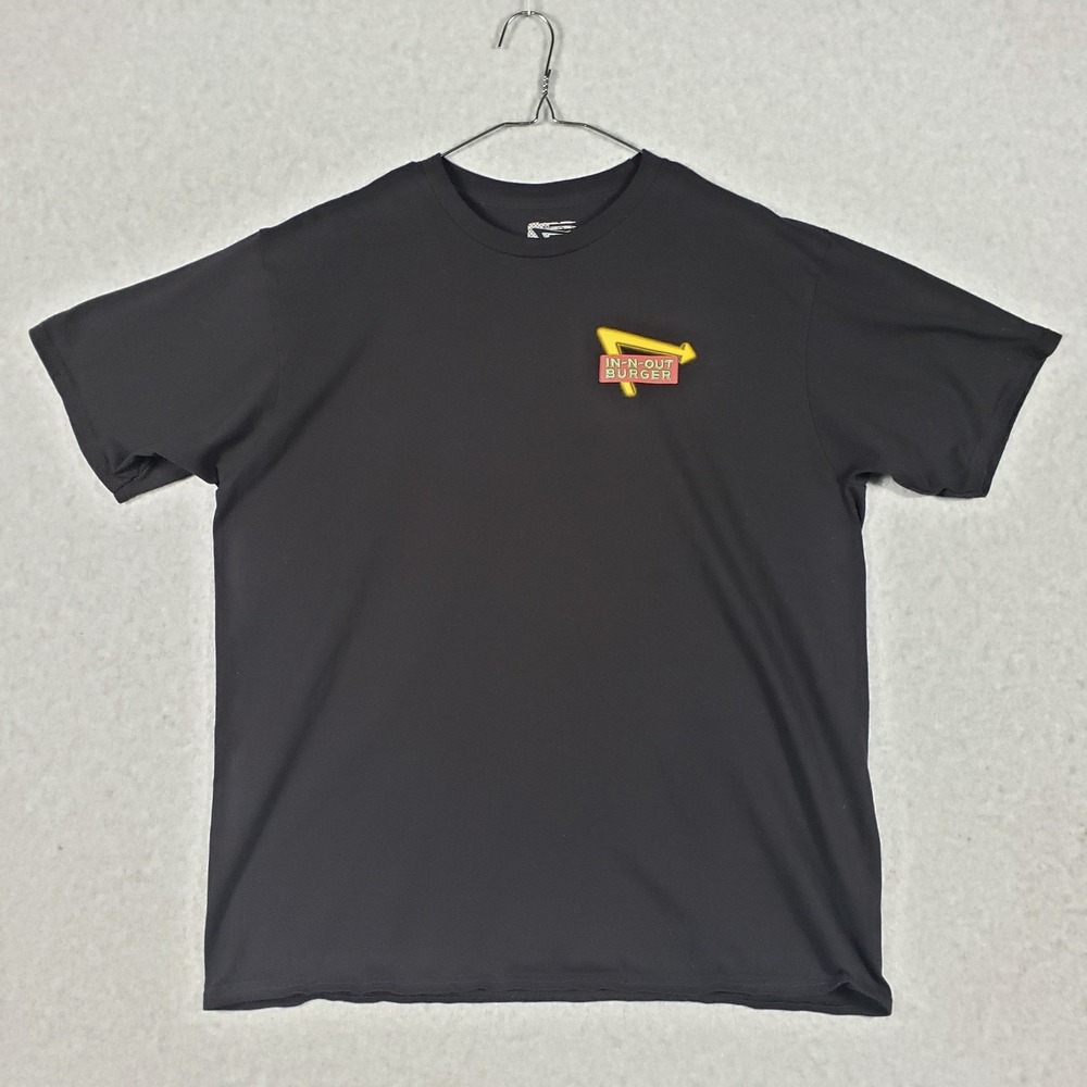 In-N-Out Burger 75th Anniversary T-Shirt Black Mens XL 75 Years USA Made Graphic